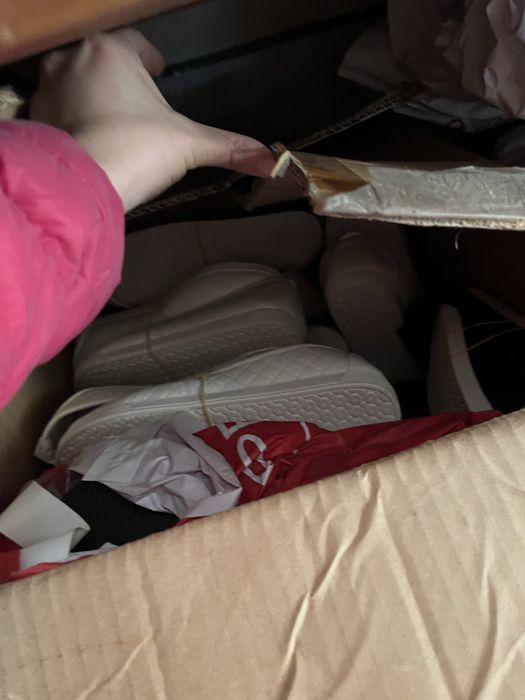 Чисто нови дамски обувки естествена и изкуствена кожа микс