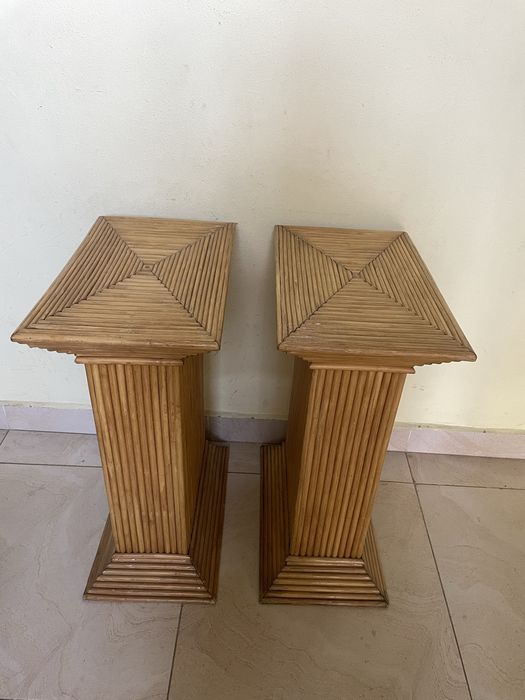 Ратанови пиедестали в стил Gabriela Crespi , Италия