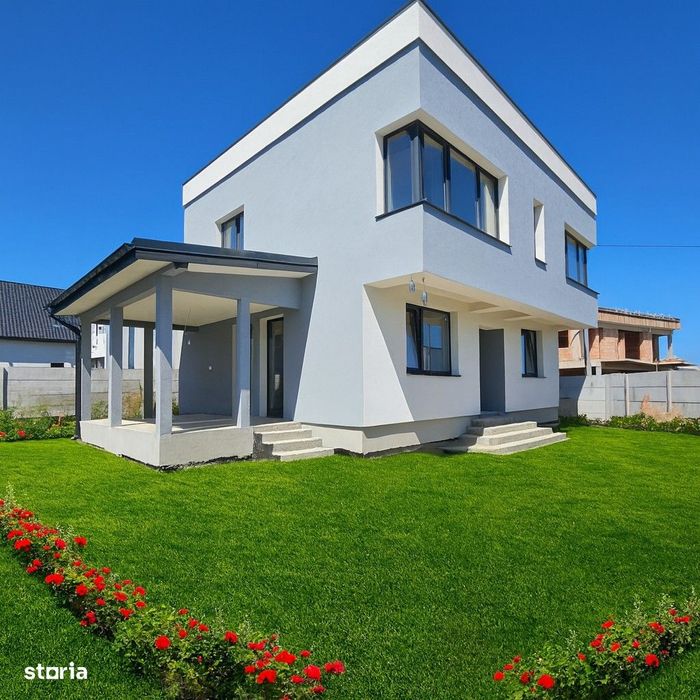 Vila 4 camere, vedere la lac, finisaje premium – 350 m² teren