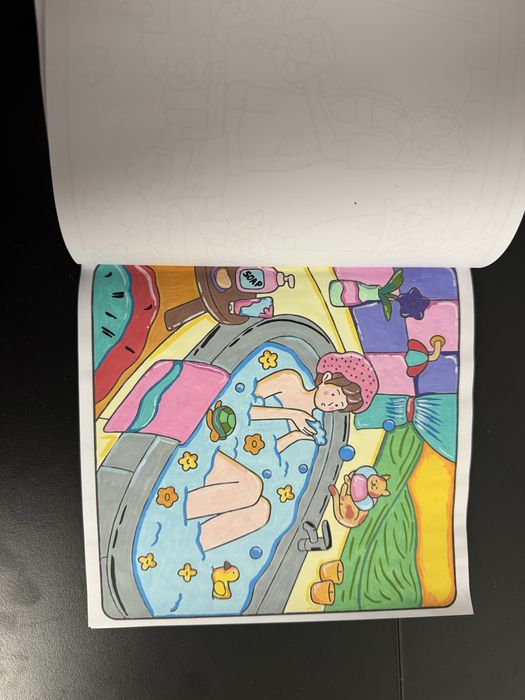 Раскраска и фломастеры GUANGNA