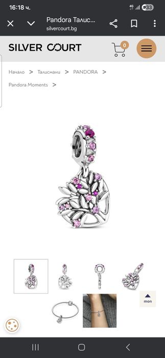 Оригинален талисман pandora