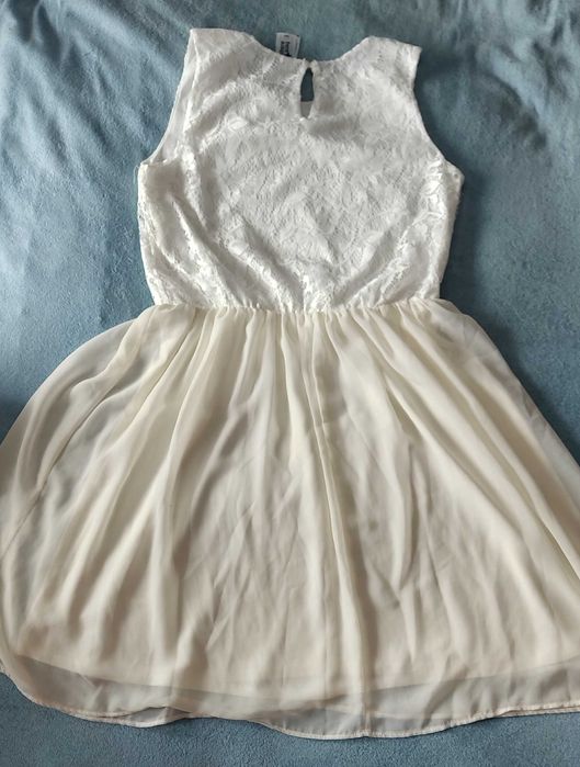 Rochie alba eleganta fetite masura 164