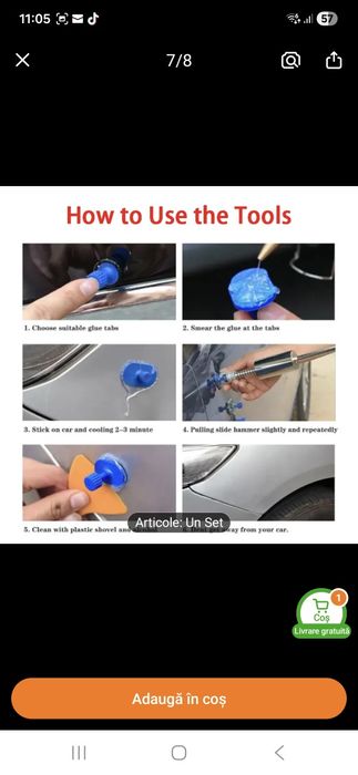 Scule kit reparatii tinichigerie * Livrare gratuită !!!