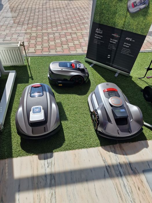 Robot de tuns iarba 800m2 fara fir sunseeker X3 gradina curte gazon