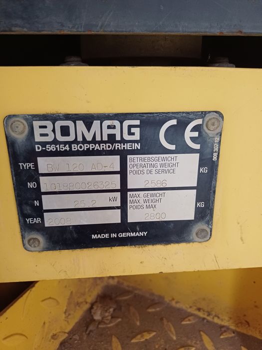 Cilindru compactor bomag