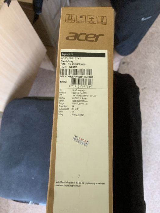 Notebook Aspire 5 15