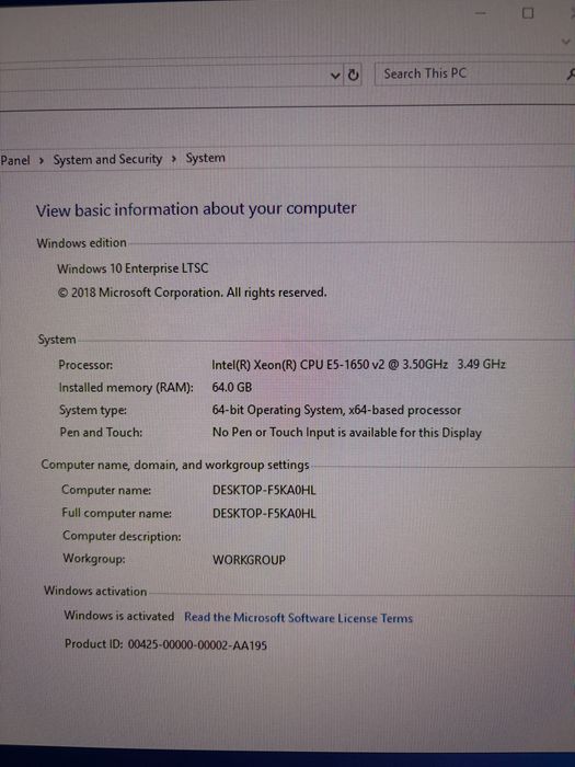 64GB Ram Samsung ECC Registered, Server/Workstation