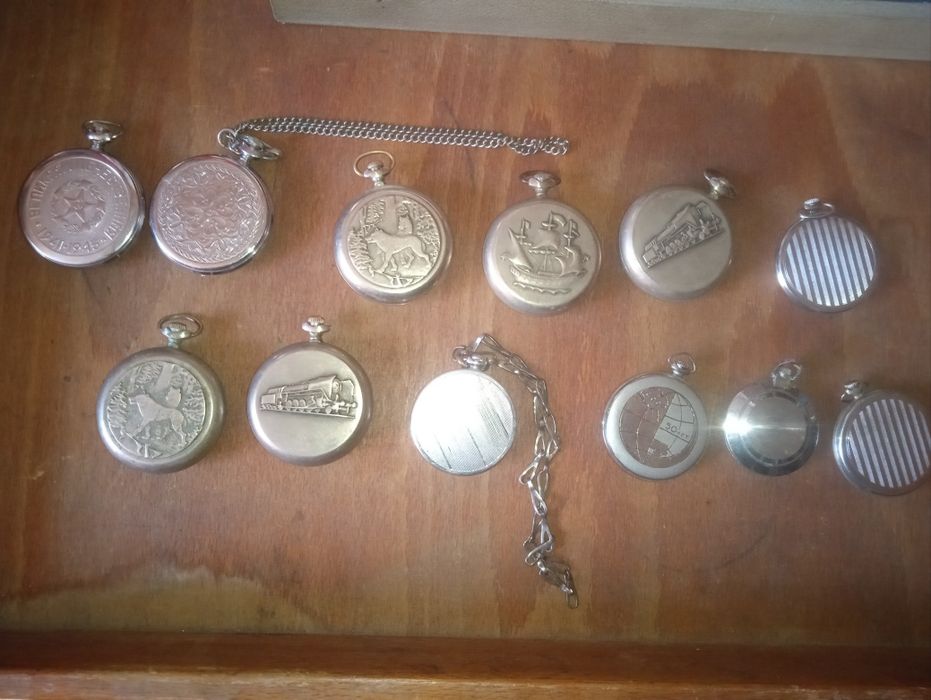 Колекция от руски джобни часовници Молния