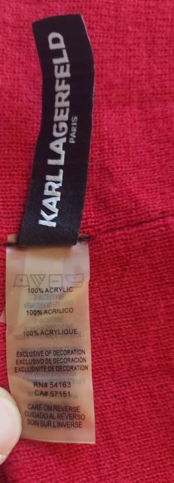 Karl Lagerfeld,зимна шапка, памук и еластан ,58-62см, оригинал