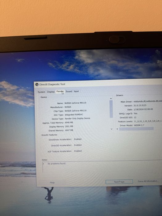 Laptop HP i5 8GB RAM GeForce MX110