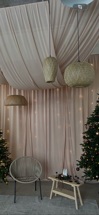 Люстра ротанговая 3шт