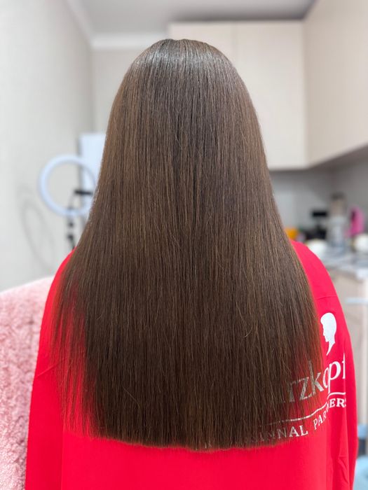 Полировка волос без химии