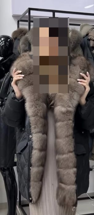 Куртка с мехом песец