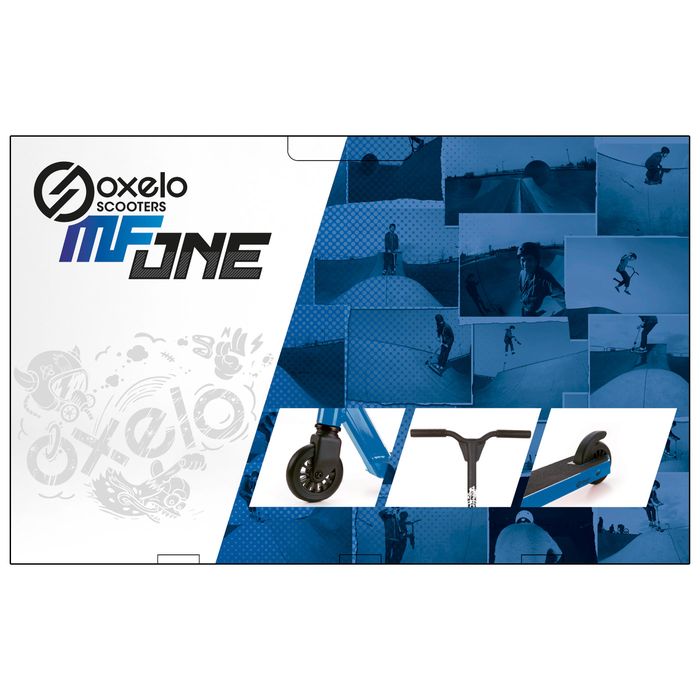 Trotinetă freestyle Mf One Albastru Copii 5-8 - (SecondHand) Decathlon