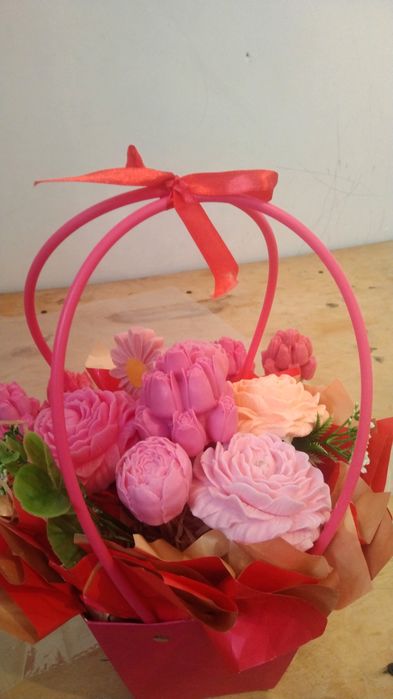 Сабын гүлді букет