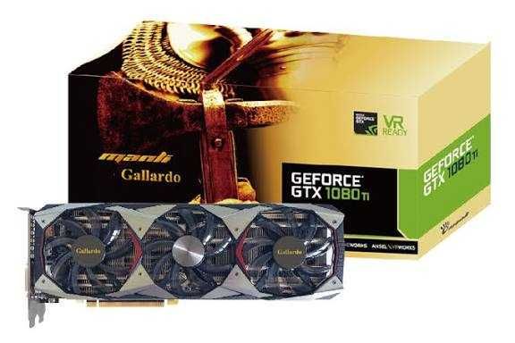 Placă video Manli GeForce GTX 1080 Ti Gallardo 11GB GDDR5X