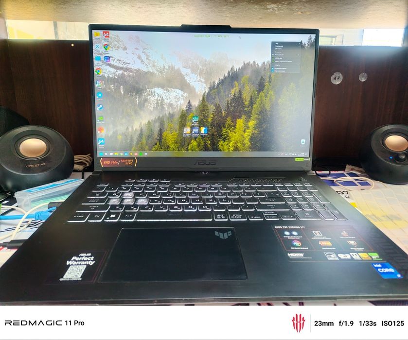 ASUS TUF GAMING F17.     i7. 4060. 8gb