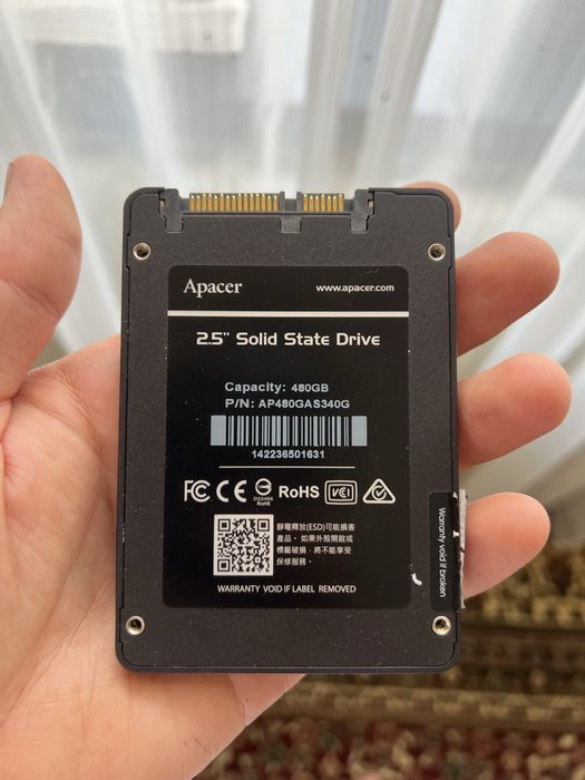 Ssd sata 2,5” 480 gb