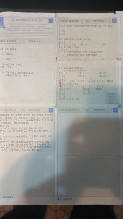 Enduro ktm exc 250cc 4t