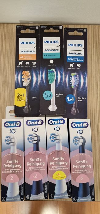 Rezerve periuța dinți oral B iO cu 2 capete si 4 capete