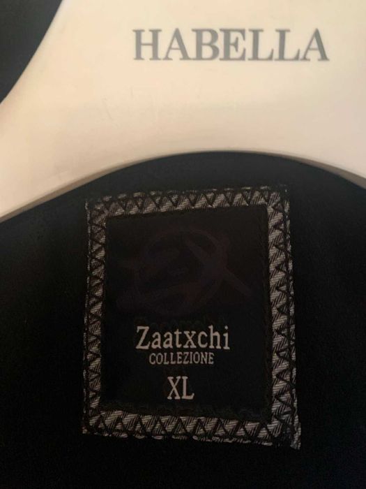 Черно мъжко вълнено палто, НОВО!