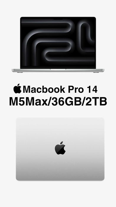 Macbook Pro 14 M5Max/36GB/2TB/SILVER