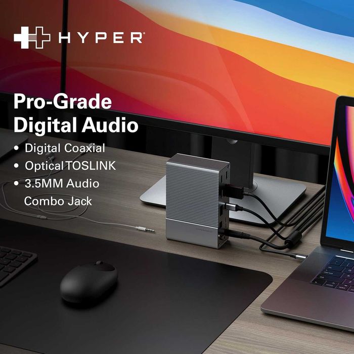 Док станция HyperDrive High-Speed Thunderbolt Docking Station 40Gbps