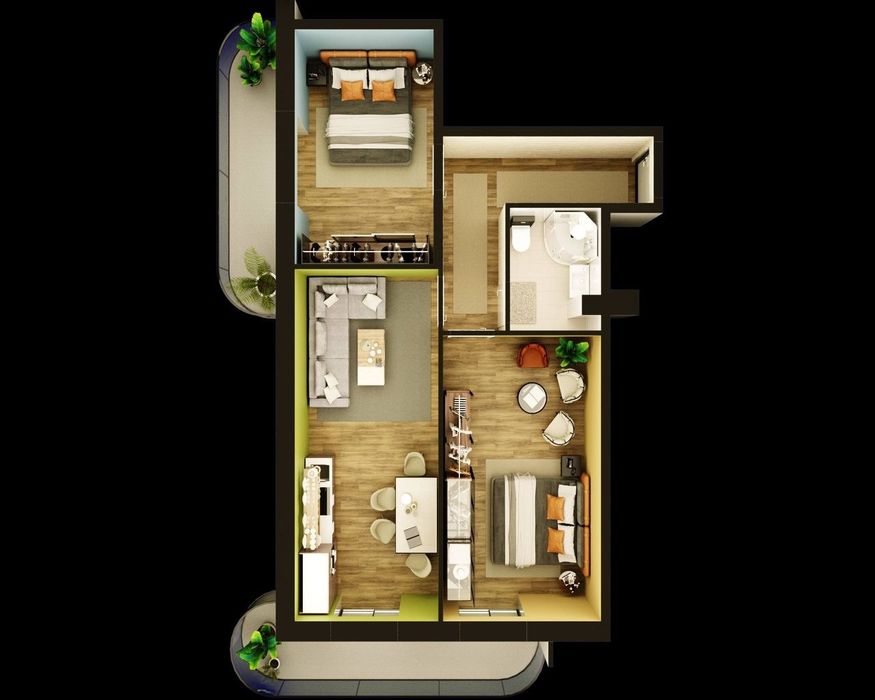 3/5/10 жк Shahriabad 73m²