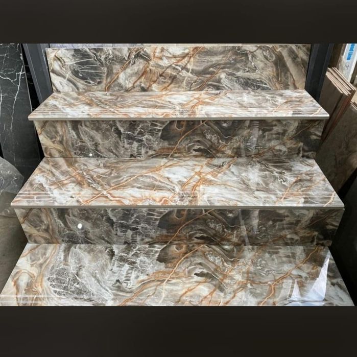 Лестница керамогранита, резка г - образки