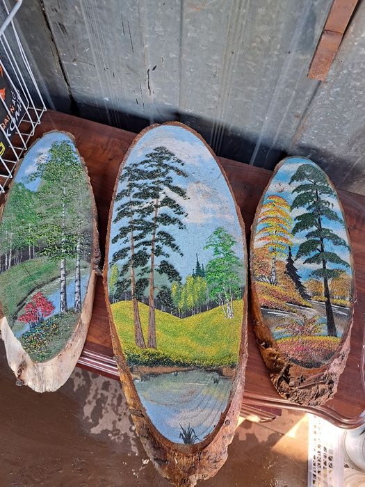 Картины из дерево