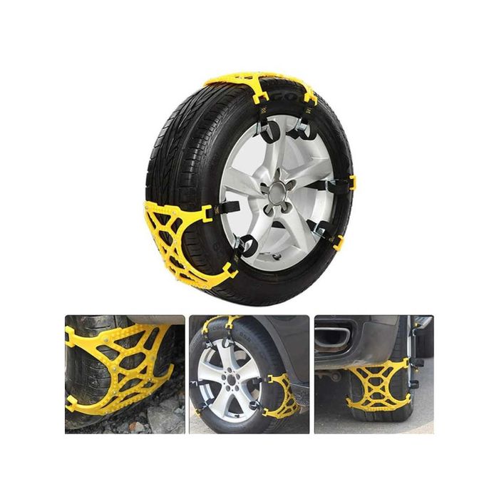 Висококачествени ПВЦ Вериги За Сняг, 14" - 18" цола, 6 броя