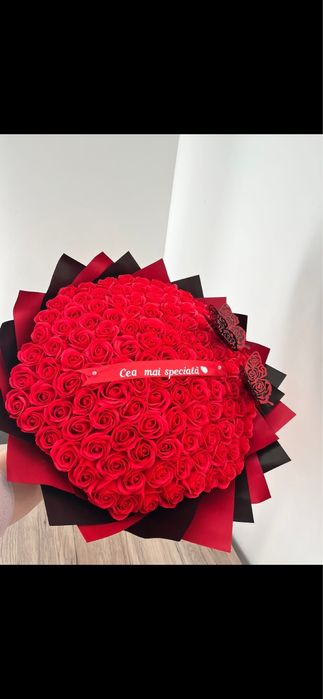 Buchet din trandafiri de sapun 201