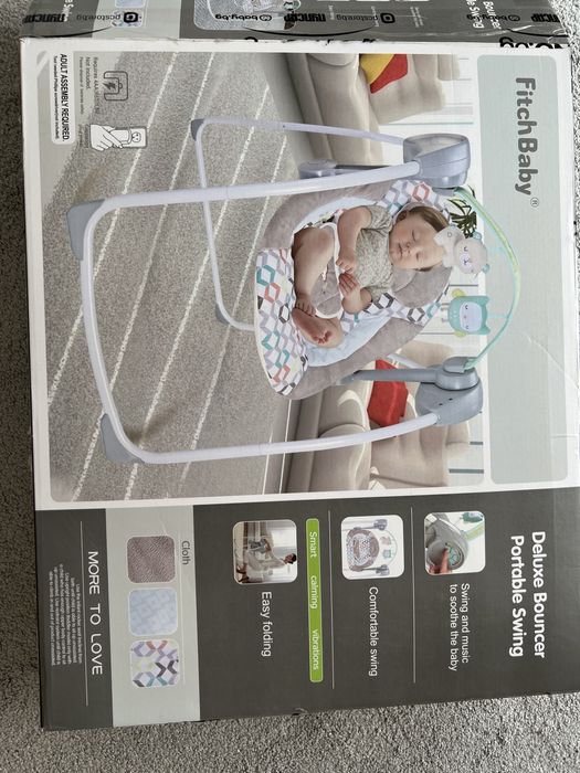 Бебешка електрическа люлка шезлонг Felicity