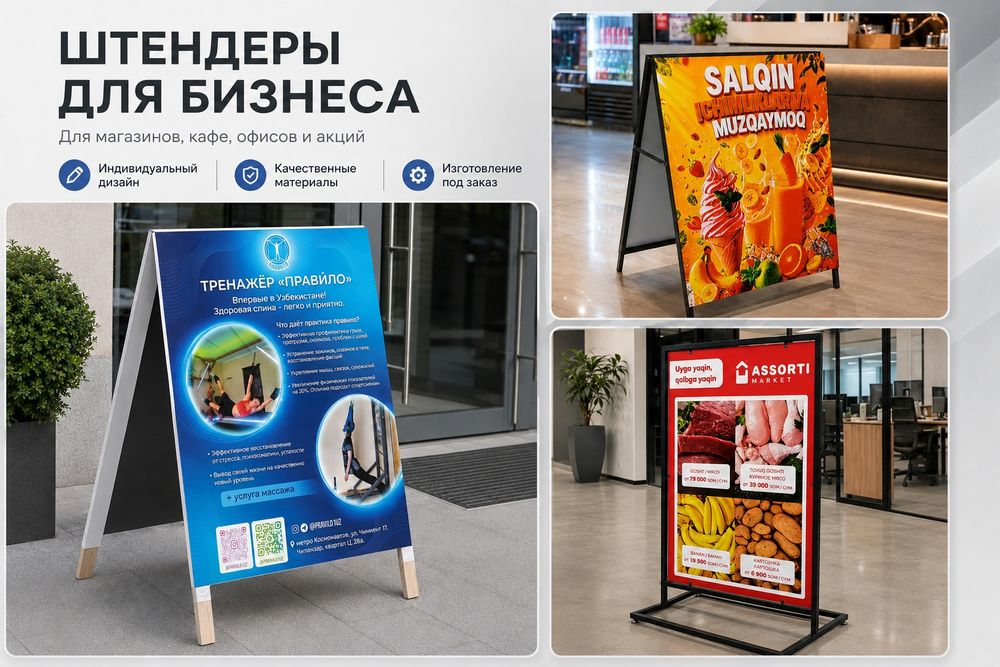 Реклама для бизнеса под ключ | Дизайн, изготовление, монтаж