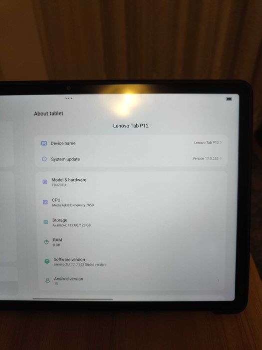 Tableta Lenovo Tab P12, 12.7" 3K, 8GB RAM, 128GB + Lenovo Tab Pen Plus