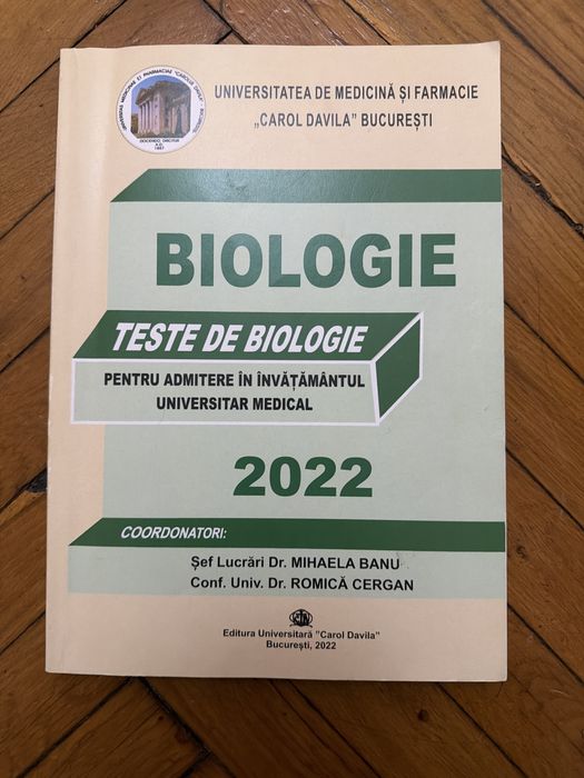 Teste Biologie UMFCD 2022
