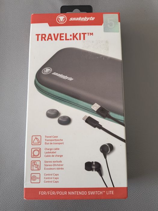 Set accesorii - Husă, Cablu încărcare, Căști - Nintendo Switchl Lite