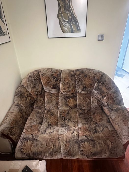 Диван двуместен текстил