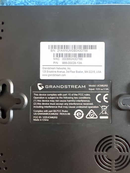регестратор ATC GRANDSTREAM UCM6202