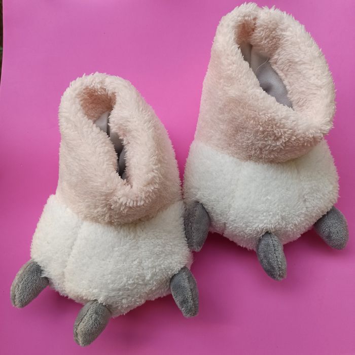 Мягкие домашние тапочки Лапки НОВЫЕ 37/38 размер.