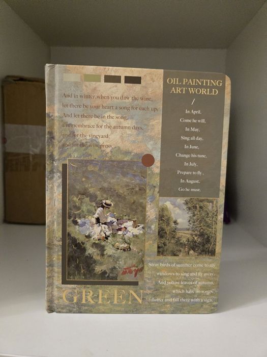 Блокнот в стиле европейского искусство, арт