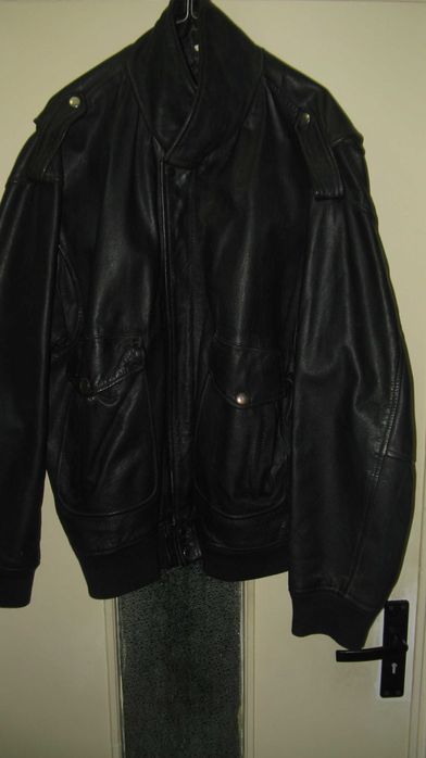 Geaca piele aviator bomber