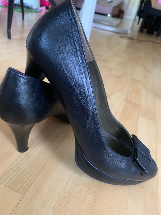 Елегантни обувки естествена кожа и боти Calvin Klein 36 номер