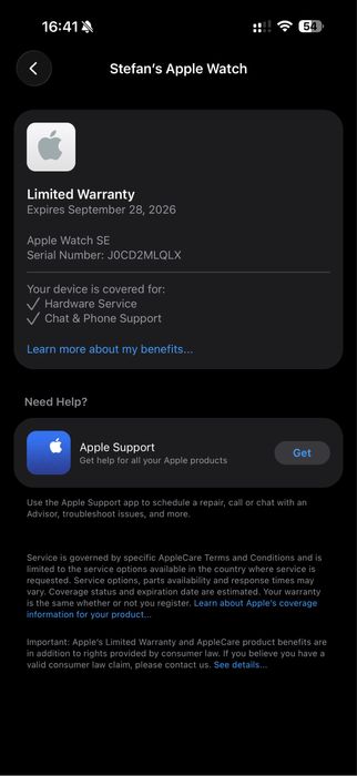 watch Apple SE Gen2 Cell 44mm Гаранция 1г