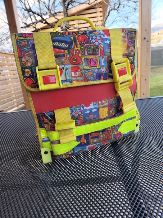 Ghiozdan școlar vintage