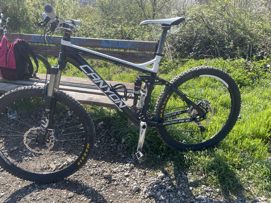 Bicicleta canyon full suspension echipare shimano xt