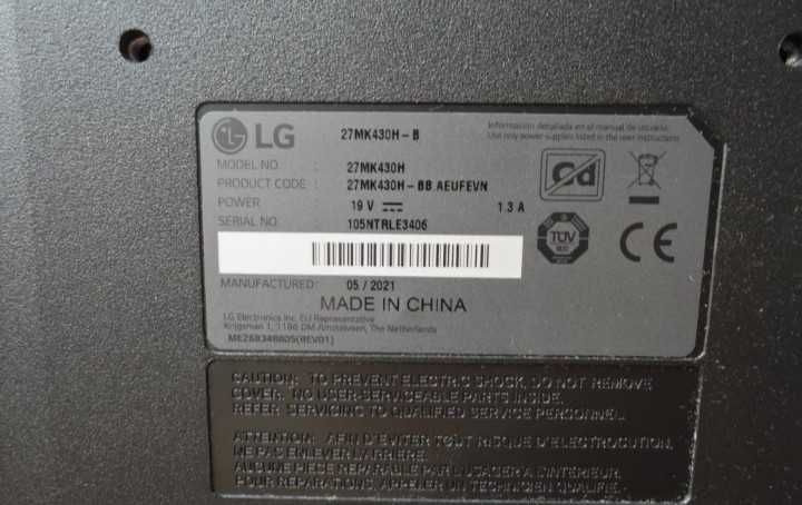 Монитор LG 27 '' IPS