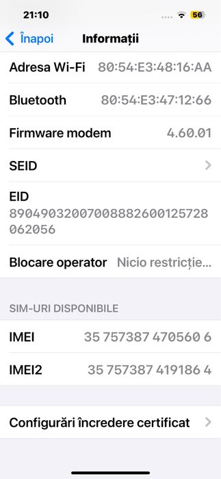 iPhone 13 – 128 GB – funcțional