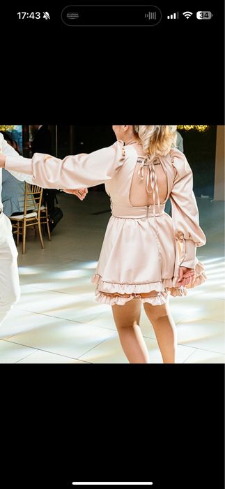 Rochie satin eleganta