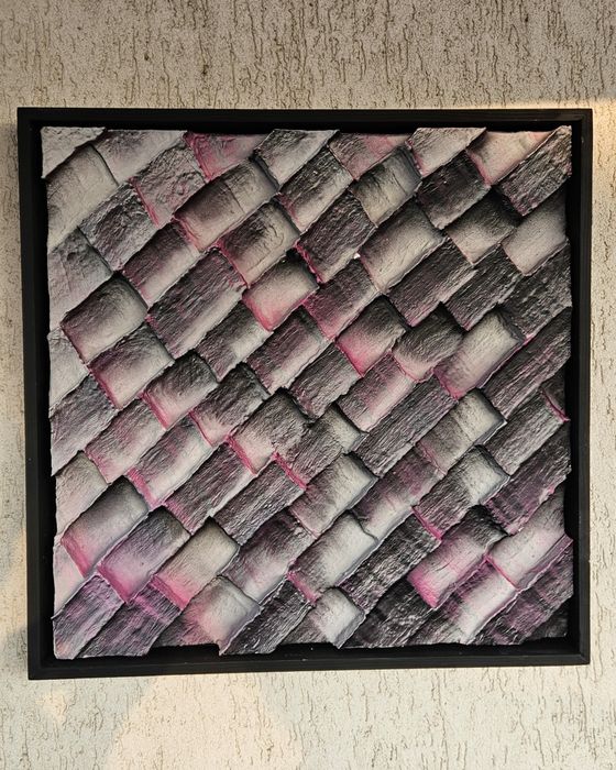 Tablou modern cu efect 3D-handmade